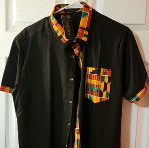 Kente cut T shirt